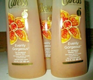 3 Caress Fine Fragrance Daily Silk Evenly Gorgeous Body Wash 3 OZ Travel Size - Picture 1 of 4