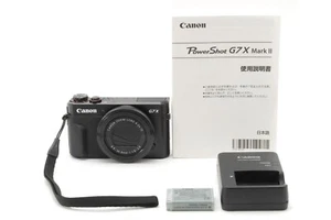 【MINT】Canon PowerShot G7 X Mark II 20.1MP Digital Camera Black From JAPAN - Picture 1 of 12