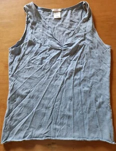 Old Navy Sequin V Neck Sleeveless Pefect Fit Top Size S - Picture 1 of 7