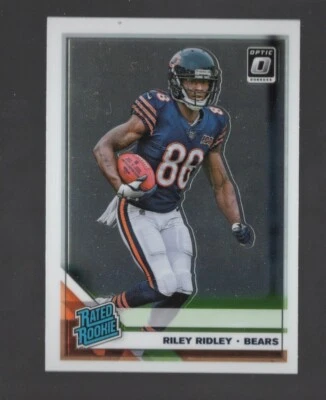 2019 Donruss Optic Rated Rookie Riley Ridley RC Chicago Bears #186 - Image 1 of 2