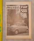Pubblicità advertising   FIAT  500 (anni Cinquanta)