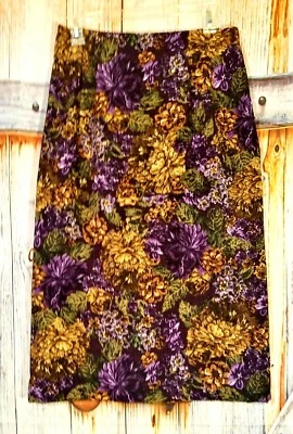 BRIGGS NEW YORK 女式花卉裙 PETITE 尺码 10P — 第 1/3 张图片