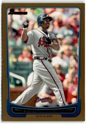 Michael Bourn Atlanta Braves 2012 Bowman Gold #44 - Image 1 of 2