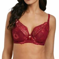 Wacoal Adore Bra Venetian Red Size 32D Underwired Full Cup Floral Lace 134001