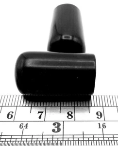 Tappo terminale tondo scorrevole copertura flessibile 1" lunghezza 21 misure OD per bullone palo tubo - Foto 1 di 12