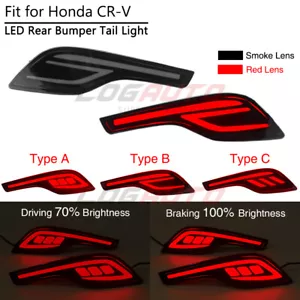 For Honda CRV CR-V 2017-2019 LED Rear Bumper Tail Light Brake Lamp Stop Lights - Foto 1 di 11