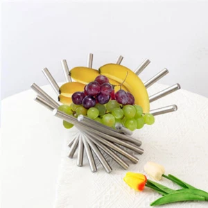 Creative Stainless Steel Rotation Fruit Bowl/Fruit Basket/Fruit Stand - Picture 1 of 6