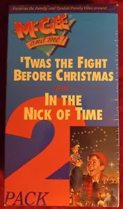 McGee And Me (2 Pack VHS) Twas The Fight Before Christmas & In The Nick Of Time - Picture 1 of 6