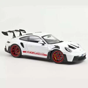1:12 Porsche 911 (992) GT3 RS Coupe 2022 -- White w/Red Wheels -- Norev - Picture 1 of 5