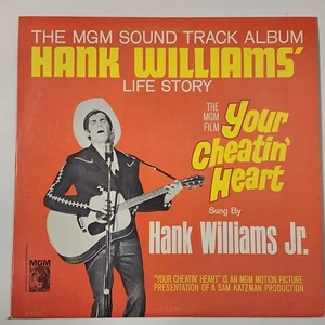 YOUR CHEATIN' HEART Soundtrack sung by Hank Williams Jr LP Vinyl Record 1964 MGM - Picture 1 of 4