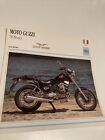 Moto Guzzi 750 Nevada 1992 carte moto de collection Atlas Italie