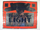 ⭐️ Vintage 1982 BUDWEISER LIGHT Beer Sticker BUD 17X13 Refridgerator Fridge ⭐️ 