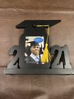 2021 Graduation Black Wooden Picture Frame 3.5"x5" (8.9x12.7cm) Free Standing