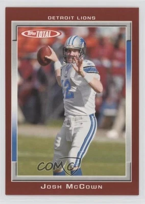 2006 Topps Total Total Red Josh McCown #280 - Image 1 of 2
