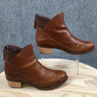 Chaco Botas Mujer 10 Cataluna Espalda Cremallera Botín al Tobillo JCH107490 Cuero Marrón Foto 1 de 4