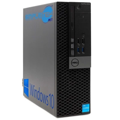 Dell 5040 SFF i3 Desktop Computer 8GB 480GB WIN10 SSD Nvme M2 Office Business - Image 1 of 4
