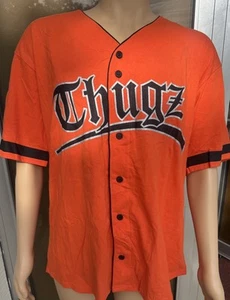 2000's Vintage WWF Wrestling Tazz Baseball Jersey Size Large  (48) - Brand New - Picture 1 of 4