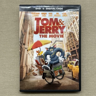 Tom and Jerry: The Movie (DVD 2021) Live-Action & Animation Comedy Chloe Moretz Foto 1 de 4