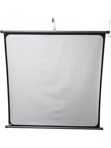 Vintage FINS Milano Boots Beamer Leinwand mit Koffer 40"x40" - Bild 1 von 8