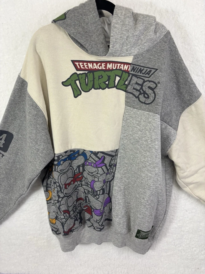 Teenage Mutant Ninja Turtles TMNT Colorblock Sudadera con Capucha Niños Med (38-40) Cómic Película Foto 1 de 4