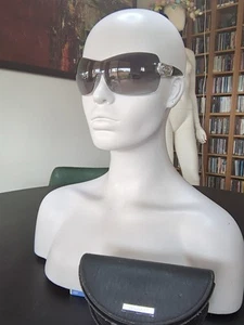 BVLGARI 6023-B 102/11 115 2N Rimless Sunglasses W/ Swarovski Crystals Bordeaux - Picture 1 of 10