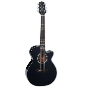 Takamine GF30CE NAT FX Cutaway Acoustic Electric Guitar, Gloss Black - Picture 1 of 4