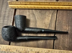 2 - Italian Hand Carved Imported Briar Pipes - Picture 1 of 7