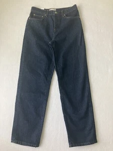 Zara Jeans Womens Size 6 The Relaxed Fit In Indigo Straight Leg - Picture 1 of 16