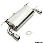 STAINLESS EXHAUST SYSTEM REAR SILENCER BACK BOX SYSTEM FOR MAZDA MX5 MK3 1.8 2.0