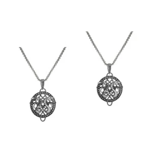2 Count Retro Dragon Necklace Clavicle Chain Viking for Men Man - Picture 1 of 12