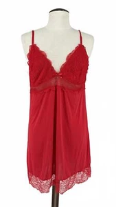 Red Lace Chemise Primark Size L - Picture 1 of 4