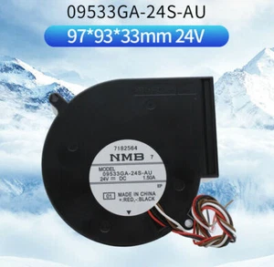 NMB 09533GA-24S-AU 9733 Blower 24V 1.5A High-volume Cooling Fan 4-wire PWM - Picture 1 of 5