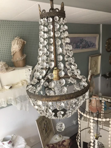 Sweet and Charming Vintage Chandelier - Shabby Chic Cover