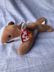 Sly beanie baby 1996 errors Beanie Babies Sly The Fox China Tag - Picture 1 of 9