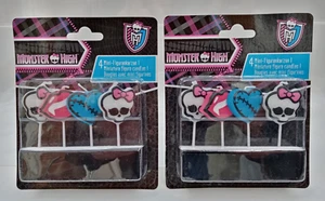Juego de 4 velas minifigura Monster High (2 paquetes nuevas y precintadas) - Imagen 1 de 2