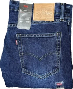 Levis 511 Mens Jeans Denim Jeans SLIM Fit Jean Bottoms Pants Black,Blue All Size - Picture 1 of 12