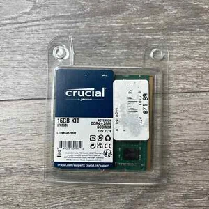 Neu Crucial RAM 16GB Kit (2x8GB) DDR4 2666 MHz CL19 Laptop Arbeitsspeicher CT2K8G4S266M - Bild 1 von 2