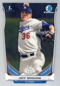 (58) 2014 Bowman Draft JEFF BRIGHAM Rookie LOT ALL CHROME Dodgers CDP66 - Picture 1 of 1