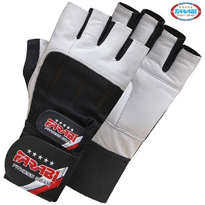 Farabi Weight Lifting Gym Training Fitness Genuine Leather Gloves - Picture 1 of 3