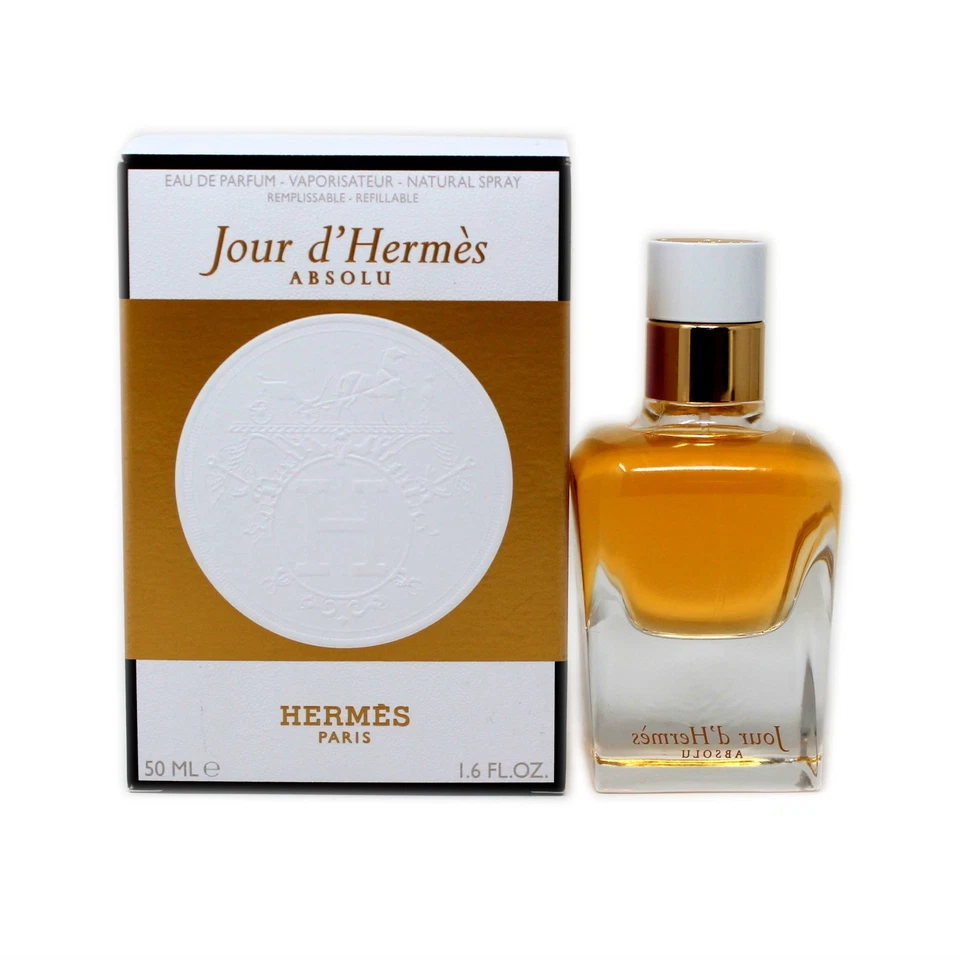 HERMES JOUR D' HERMES ABSOLU EAU DE PARFUM SPRAY RECARGABLE 50 ML/1,6 FL. OZ. (D) Foto 1 de 1