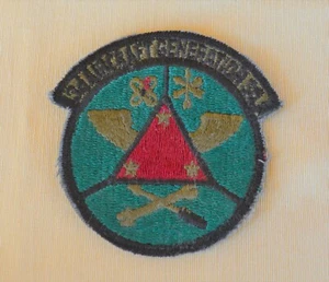 Vintage 2 3/4” x 3” US Military Patch 3rd Aircraft Generation 50 Red Triangle - Picture 1 of 6