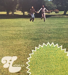 Peru Fashion Print Ad Vtg 1970s VHTF Rare Hogar Grass Verde Grass Ingles Fun Run - Picture 1 of 8