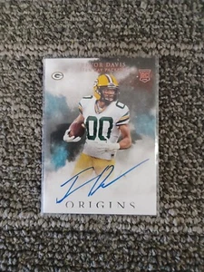 2016 Panini Origins Trevor Davis signierte Kartenpacker - Bild 1 von 2