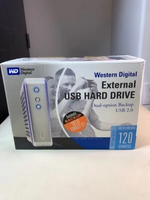 Western Digital 120GB External USB Hard Drive Storage USB WD1200B015 HDD - Image 1 of 4