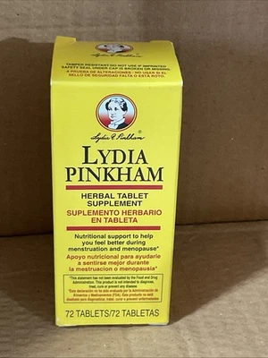 Tabletas herbales Lydia Pinkham 72 unidades. Exp 7/27 Foto 1 de 4