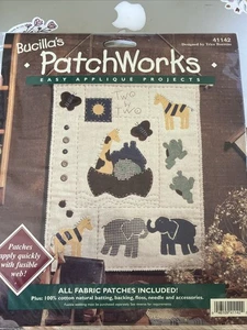 BUCILLA Patchworks TWO BY TWO Applique Craft SEALED Kit #41142 Noah's ark - Picture 1 of 4