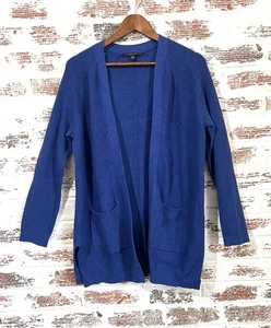 Cyrus Strickjacke Damen blau Strick offene Fronttaschen Langarm Gr. L  - Bild 1 von 7