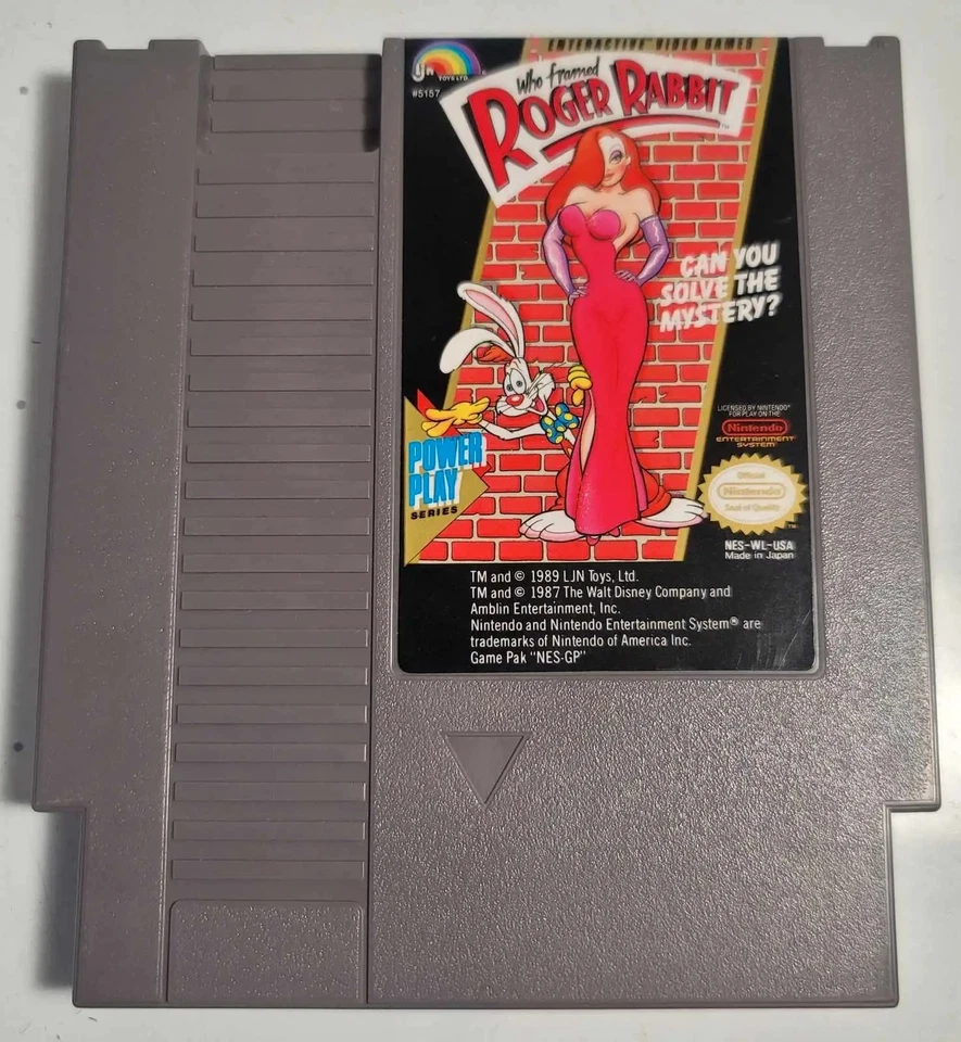 Who Framed Roger Rabbit (Nintendo Entertainment System, 1989) Tested - Image 1 of 4