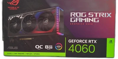Asus Rog Strix Geforce Rtx™ 4060 Oc Edition Gaming Graphics Card (pcie 4.0, 8gb - Image 1 of 4