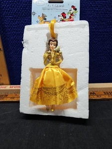 Disney Skizzenbuch Die Schöne und das Biest Belle Glitzer Kleid Ornament Neu mit Etikett - Bild 1 von 9